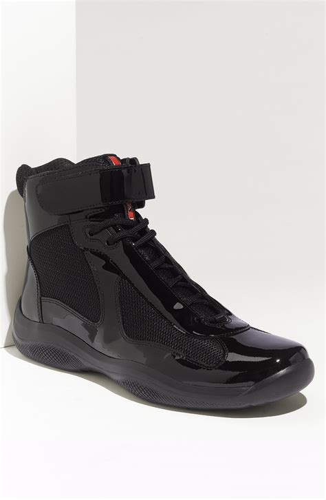 fake prada americas cup sneakers|high top prada americas cup.